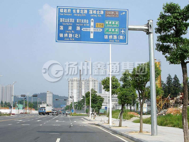 BZG-008，交通標志桿，八棱交通標志桿