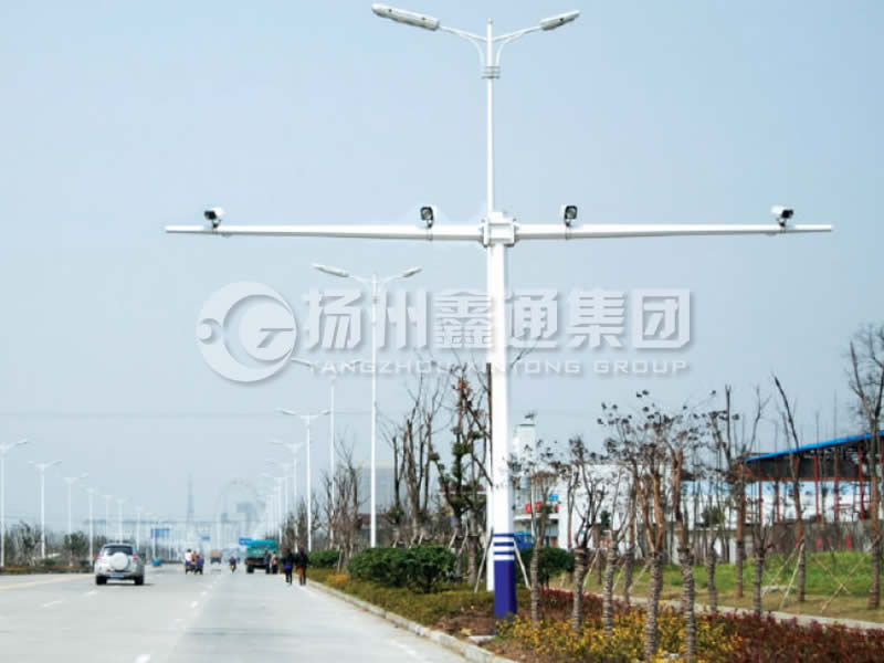 DJG-004，電子警察桿，T型八棱電警桿